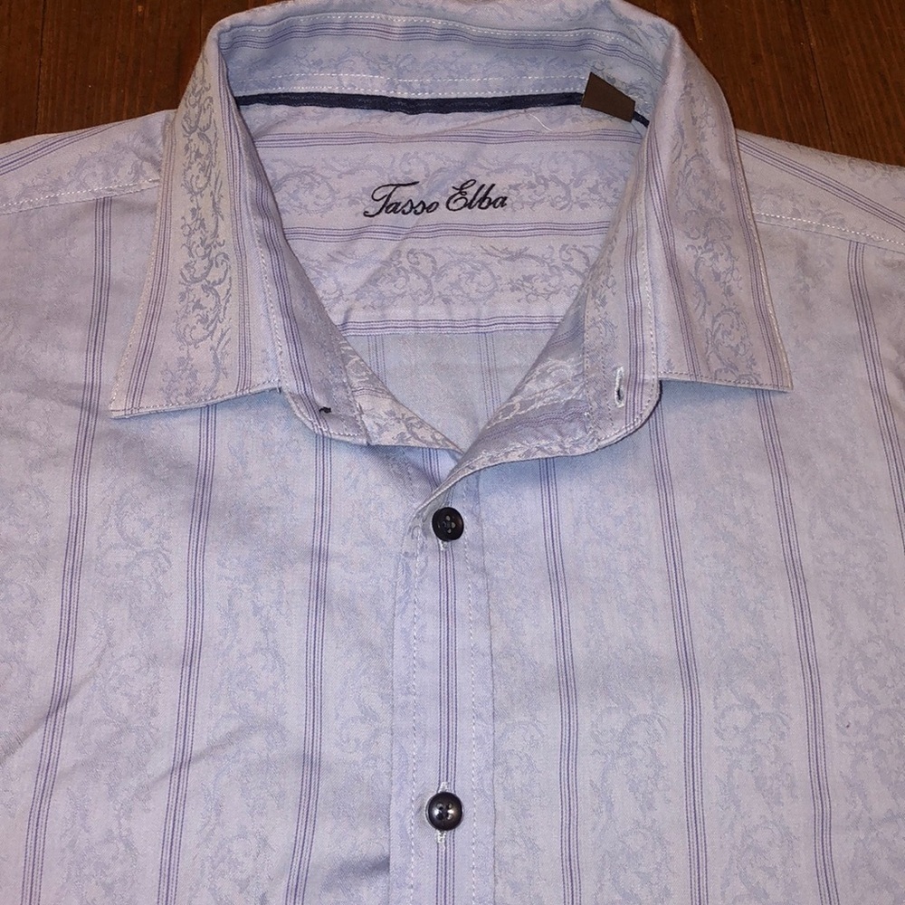 Tasso Elba Men’s button down dress shirt XL - Picture 4 of 5